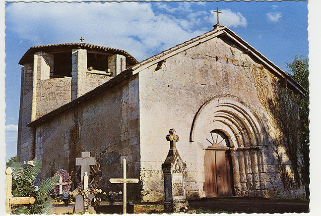 Eglise de Saint-Martin l'Astier en 1970