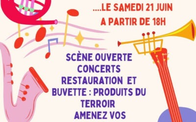 Fête de la musique le 21 Juin à l’Eglise